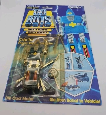 GoBots Cop-Tur 1983 Tonka Enemy Robot Helicopter NEW on card - Image 1 of 4