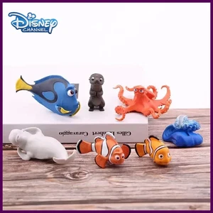 6 Teile/Set Disney Findet Nemo Dorie Clownfisch PVC Actionfigur Spielzeug Modell - Bild 1 von 24