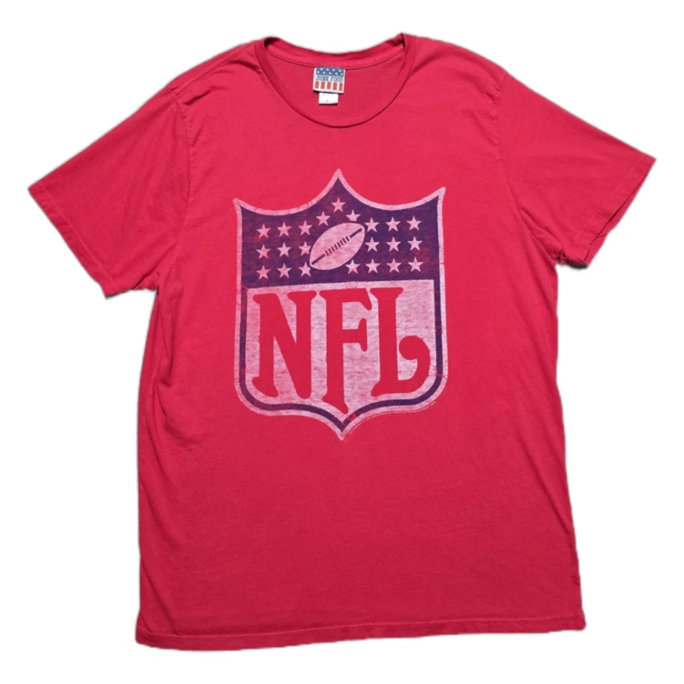 Camiseta De Colección Original Logotipo NFL Gráfico Para Hombres L Hecha en EE. UU. Comida Chatarra Foto 1 de 4