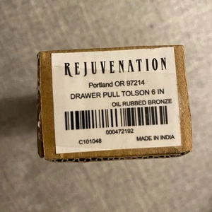 Rejuvenation TOLSON 6” DRAWER PULL, Oil-Rubbed Bronze Finish (C101048) - Picture 1 of 5