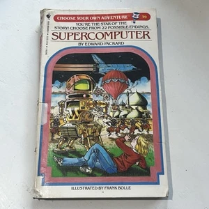 Edward Packard Supercomputer Vintage Choose Your Own Adventure Book 1984 VTG - Picture 1 of 14