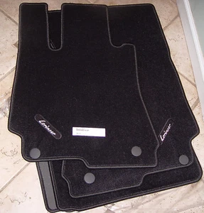 Mercedes W221 S Clase 2007+ OEM Lorinser alfombra alfombrilla conjunto negro - Imagen 1 de 3