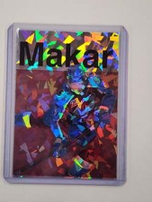 Cale Makar Artist Signed Colorado Avalanche Refractor Art Card 1/1