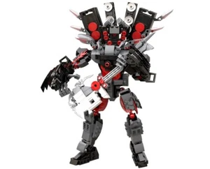 Skibidi Toilet Titan Guiter Man Building Blocks Toys Robot 569 Pieces - Picture 1 of 6