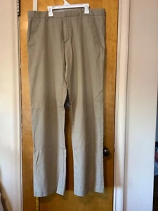 Quality Mens Beige Tailored GapKhakis 36/36 Straight Fit 100% Cotton - Picture 1 of 9