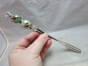 Wired In Style Lynn Pickens wire wrapped beads. Olive fork - Picture 1 of 5