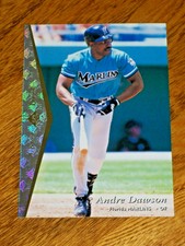 1995 SP Superbafoil Silver 56 Andre Dawson Florida Marlins Cubs Expos NM HOF