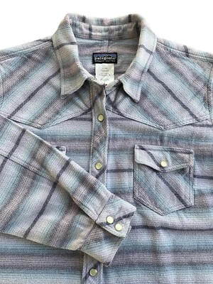 Camisa a Presión Patagonia Para Mujer LG Sagebrush Ritmo Perla De Colección Ropa Occidental Foto 1 de 4