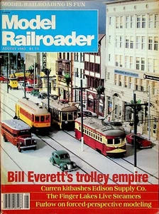 Model Railroader Magazine August 1983 Bill Everett's trolley empire - Picture 1 of 2