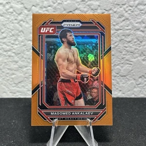 2023 Panini Prizm UFC Magomed Ankalaev #190 Orange Prizm /99 - Picture 1 of 2