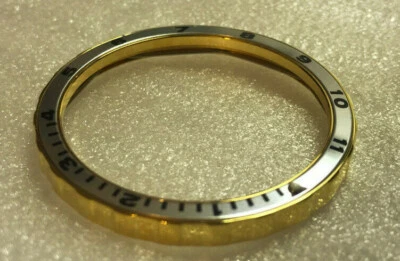 INSERTO PLATA 12 HORAS 38 MM ORO PVD BISEL VOSTOK ANFIBIO KOMANDIRSKIE 3812SLGL Foto 1 de 4