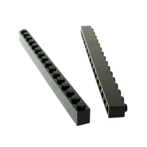 2x Lego construcción piedra 1x16x1 barra negra Blacktron Star Wars 6981 246576 2465 - Imagen 1 de 1