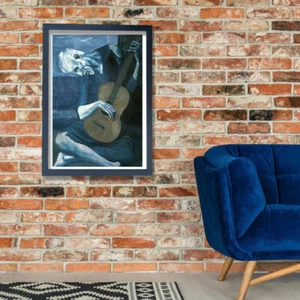 Pablo Picasso The Vieux Guitariste 1903 Mural Art Poster Imprimé - Picture 1 of 12