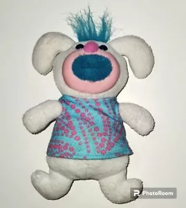 Fisher Price Sing a Ma Jig White Singing Plush Teal 2010 Stuffed Animal Toy - Picture 1 of 8