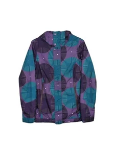 Burton Dry Ride White Collection Snowboard Ski Jacket Full Zip Hooded Womens 3 - Picture 1 of 10
