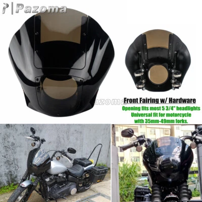 Carenado de faros con parabrisas para Harley Softail FXBB FXLR FXST 2018-2021 Foto 1 de 4