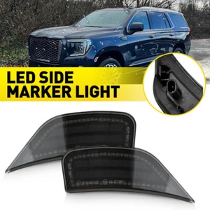 LED Side Marker Lights For Cadillac Escalade Chevy Suburban GMC Yukon 2021-24 J - Picture 1 of 14