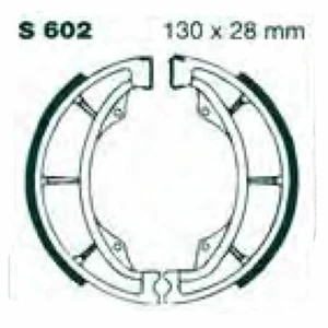 COPPIA GANASCE FRENO EBC S602G FOR KAWASAKI 600 KLR 1984-1989 - Picture 1 of 3