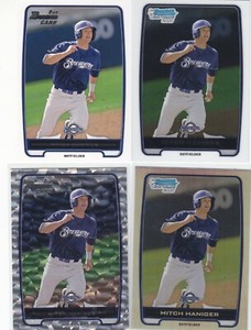 MILWAUKEE BREWERS - Bowman Prospect & Rookie Card Lots - 2010, 2011, 2012