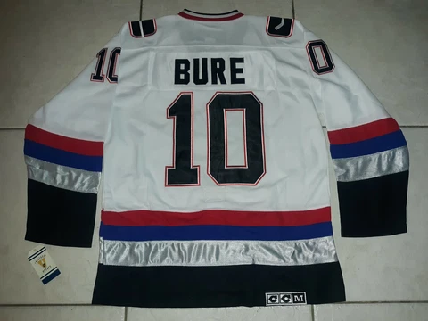 PAVEL BURE VANCOUVER CANUCKS CCM THROWBACK JERSEY. SIZE LARGE, NWT Cover