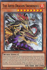 1X NM The Abyss Dragon Swordsoul - PHHY-EN005 - Super Rare 1st Edition