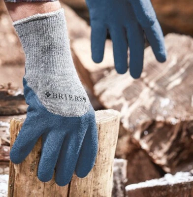 Briers Blue Cosy Gardener Thermal Gardening Work Gloves Size 9 Large - Twin Pack - Image 1 of 3