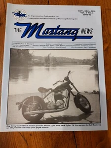 MMCOA Vol 7 No 3 Winter 1992-93 Mustang Motorcycle Club of America News magazine - Picture 1 of 3