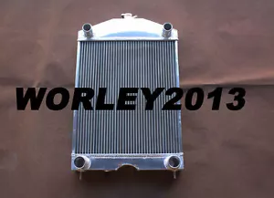 Aluminum radiator for Ford 2N 8N 9N tractor w/flathead V8 engine manual - Imagen 1 de 6