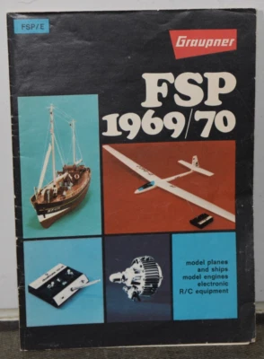 1969 70 GRAUPNER Remote Control GERMANY Catalog PRICE LIST Booklet - Image 1 of 2