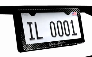 Carroll Shelby Autograph Signature 100 % fibra de carbono para GT500, GT350, camión - Imagen 1 de 1