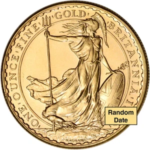 Great Britain Gold Britannia £100 - 1 oz - BU - Random Date - Picture 1 of 2