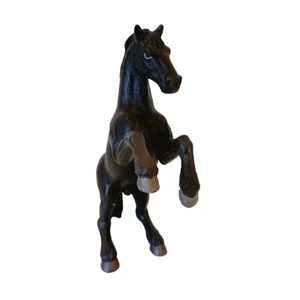 Retired 2006 Schleich Rearing Black Mustang Stallion Horse 13624 - Picture 1 of 8