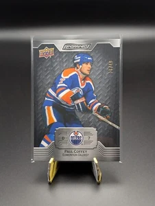 2023-24 Upper Deck Engrained Paul Coffey #86 Ebony /49 Edmonton Oilers - Picture 1 of 2