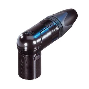 Neutrik 4 Pin NC4FRX-B Right-angled Female XLR Connector - Picture 1 of 2