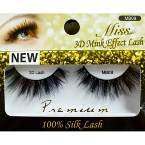 [4 PAIRS] MISS LASHES 3D Volume Tapered Natural Silk Eyelash Extension - MB09 - Picture 1 of 3
