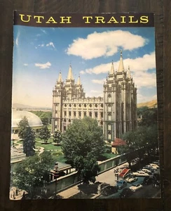 Utah Trails Magazine 1960 Mormon History Temple Arches National Monument Vintage - Picture 1 of 3