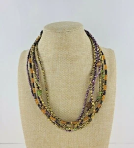 NUEVO CON ETIQUETAS COLLAR GENUINO MULTIHEBRA COLDWATER CREEK DESERT HARMONY AL POR MENOR $49.95 - Imagen 1 de 6