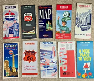 10 MAPPE CHICAGO Illinois - #2 - Foto 1 di 12