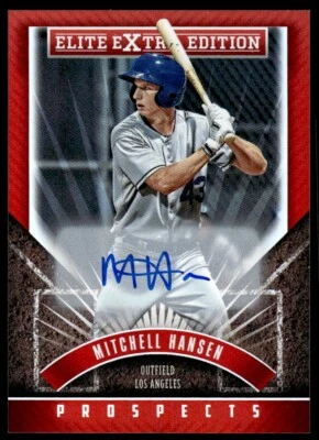 2014 Panini Elite Extra Edition USA Baseball 18U Game Jerseys Mitchell Hansen - Image 1 of 2