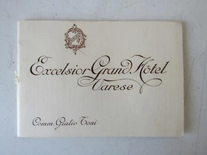 BROCHURE GRAND HOTEL EXCELSIOR  VARESE - PRIMI 900 - Picture 1 of 7