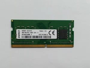 Kingston 4GB 2400MHz HP24D4S7S8MB-4 DDR4 PC4-19200 260p SoDimm - Imagen 1 de 3