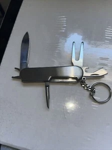 Golf Pro Stainless Steel Pocket Knife By Brook Stone - Picture 1 of 4