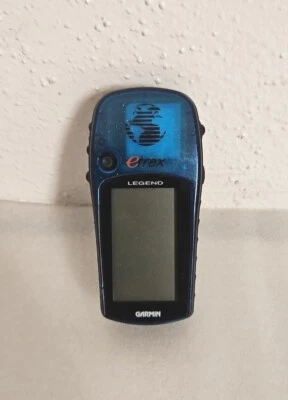 Garmin eTrex Legend H Blue Handheld LCD Display Waterproof Hiking GPS Navigator - Image 1 of 3
