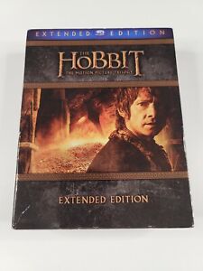 The Hobbit: The Motion Picture Trilogy Extended Edition (Blu-ray 2016) *Read*