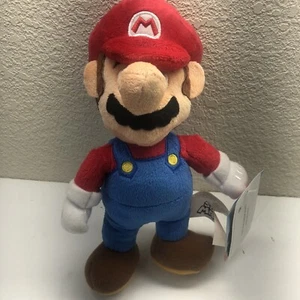 Super Mario Bros 9”Plush MARIO by Jakks Pacific 2022 MINT Brand New Nintendo - Picture 1 of 17