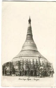 RPPC Postkarte Shwe Dagon Pagode Rangun Myanmar Burma  - Bild 1 von 2
