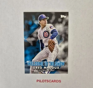 (ITEM B555) GREG MADDUX - 2022 TOPPS WELCOME TO THE SHOW #WTTS5 - Picture 1 of 2