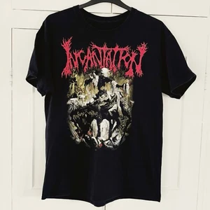 Vintage Incantation T Shirt Size Large Mens Death Metal Profane Nexus Rare Top - Picture 1 of 5