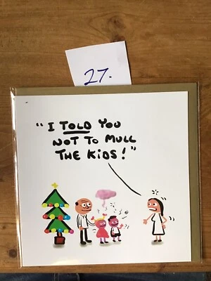 Tarjeta de felicitación de Navidad divertida Foto 1 de 2