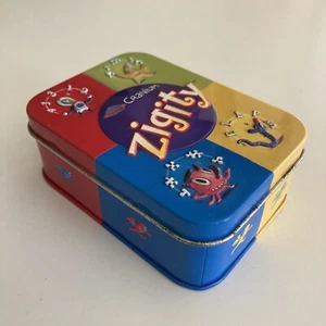 Zigity Card Game by Cranium in Collectable Tin Storage Case 2004 8+ Family Y2K - Picture 1 of 5